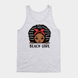 Black Girl, Black Girl Magic, African American Girl Tank Top